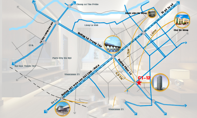 Vị trí dự án HTV complex