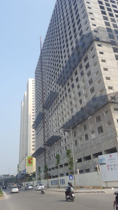 Tòa CT7 đang trong giai đoạn xây dựng