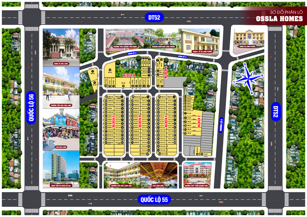 Khu dân cư Ossla Homes dự án đất nền Bà Rịa Vũng Tàu
