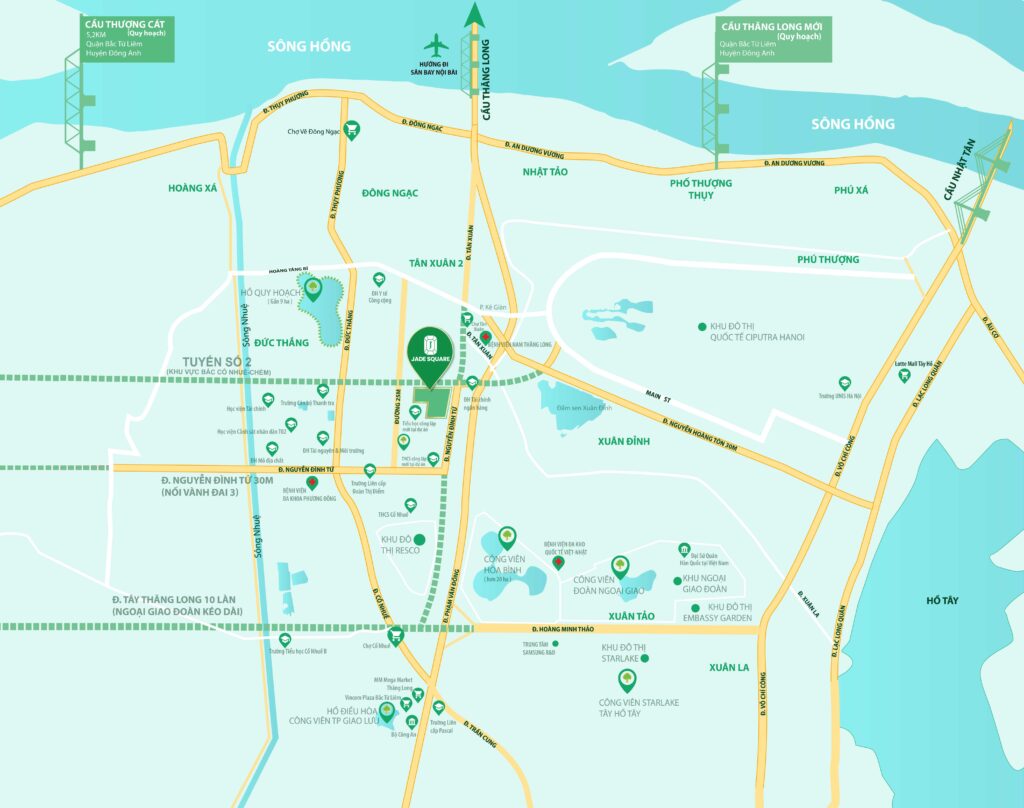 Vị trí dự án Jade Square