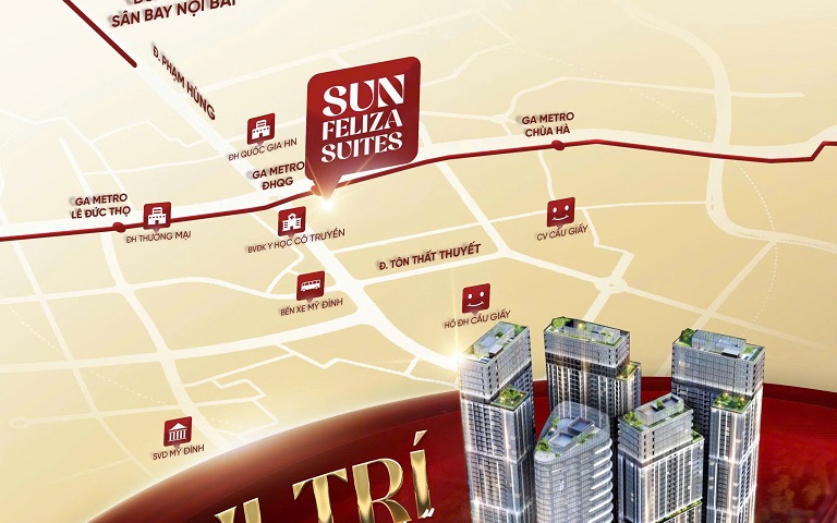 Vị trí đắc địa của Sun Cầu Giấy