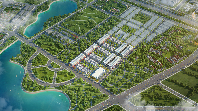 Eurowindow Twin Parks Gia Lâm khu đô thị thấp tầng đối diện công viên 29ha