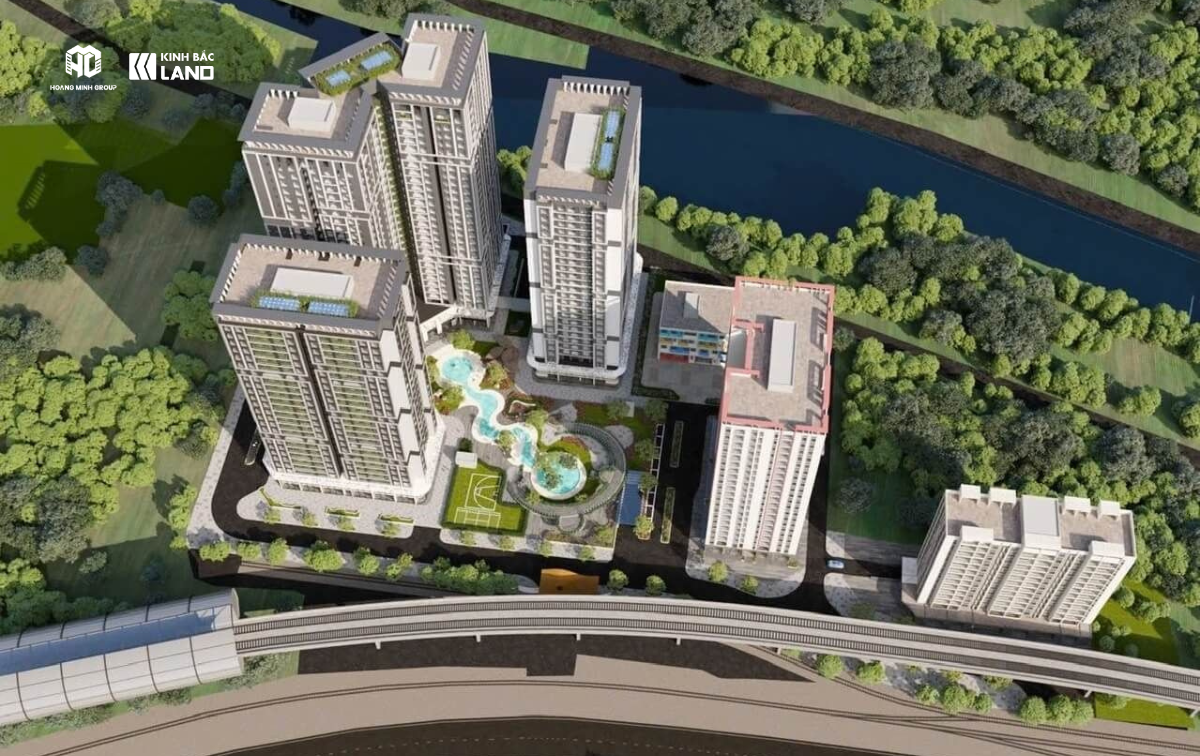 Phối cảnh tổng thể dự án Greenera Southmark Ngọc Hồi – khu căn hộ hiện đại phía Nam Hà Nội