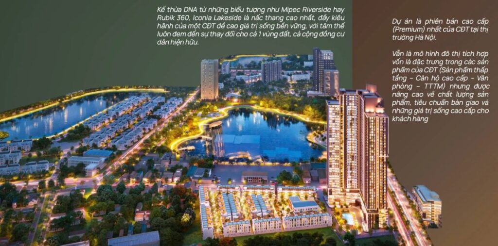 Dự Án Iconia Lakeside Mipec 54 Tố Hữu Giá Chỉ 5 Tỷ/Căn