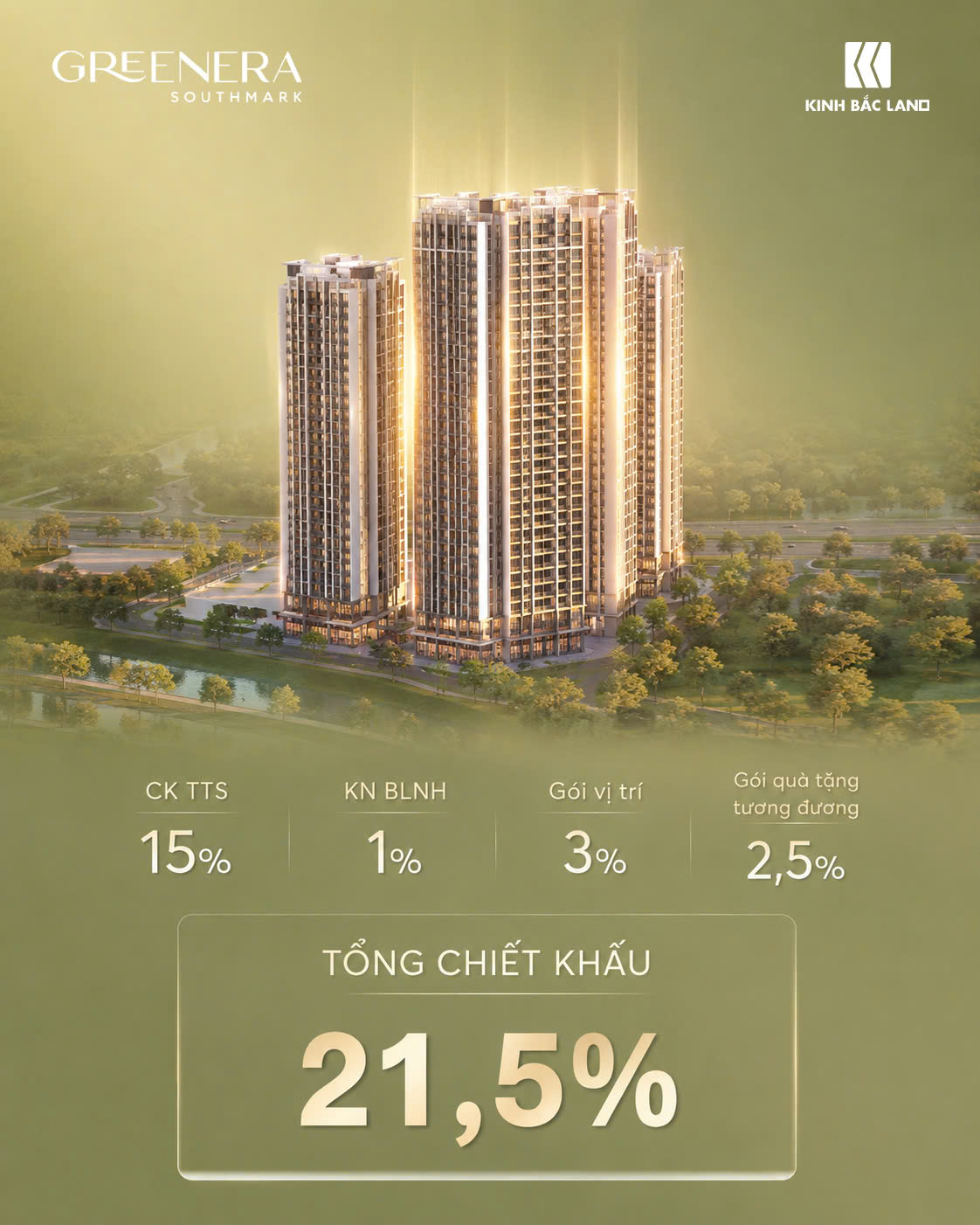 <em><strong>Chính sách bán hàng Greenera Southmark 468 Ngọc Hồi hấp dẫn với ưu đãi lên tới 21,5% cùng lộ trình thanh toán linh hoạt</strong></em>